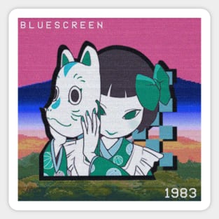bluescreen 1983 Sticker